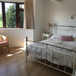 rural bedroom in countryside home