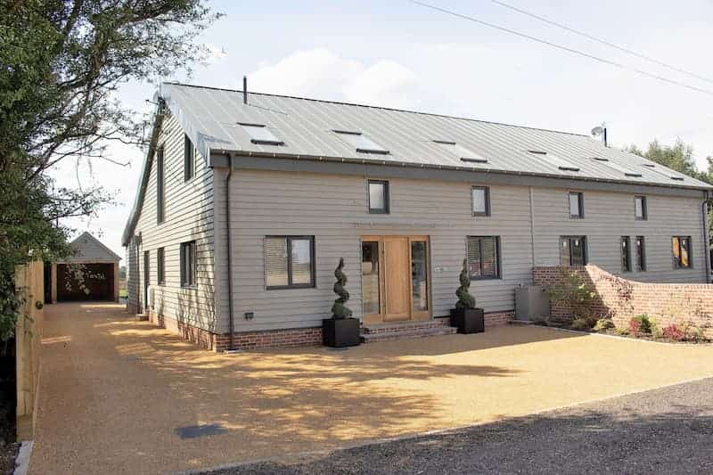 barns in a yard